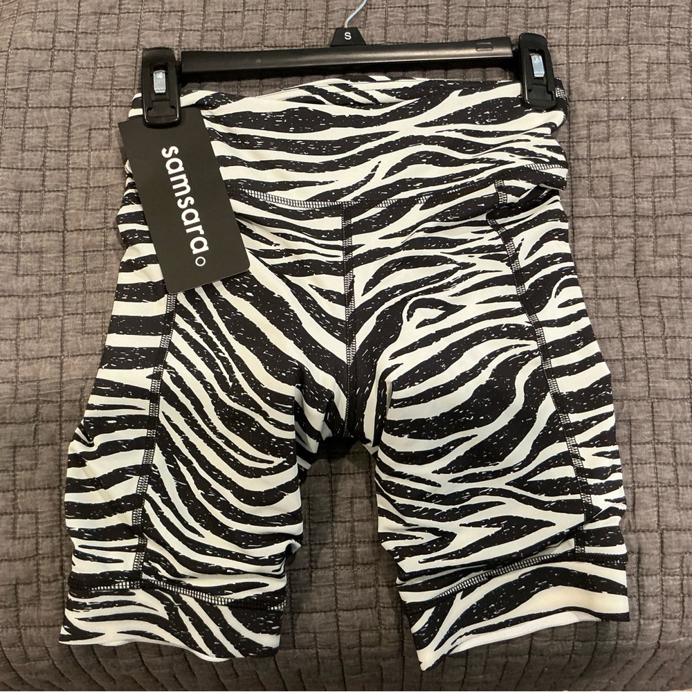 “Samsara” “The OG” Zebra Print Women’s Cycling Shorts